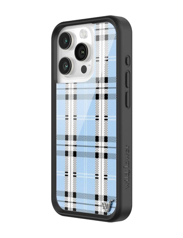 Plaid | Blue iPhone Case from Wildflower Cases