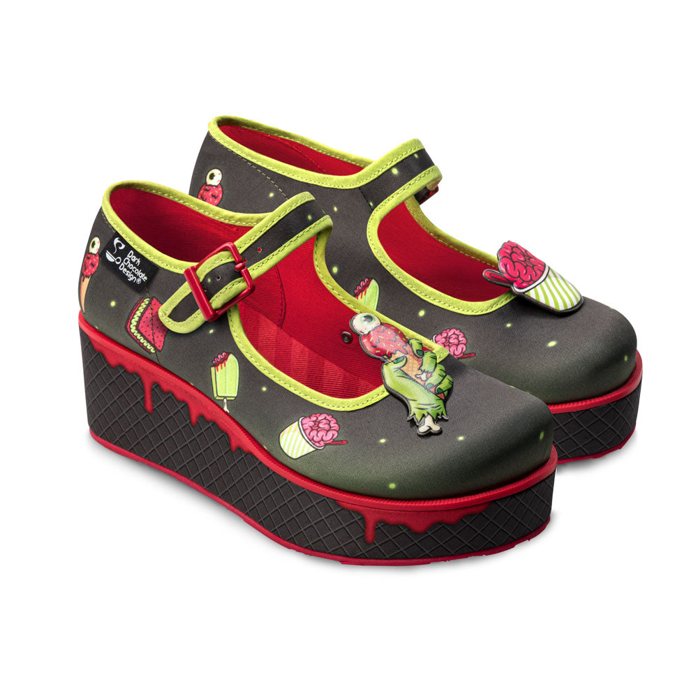 Chocolaticas® Brain Freeze Women's Mary Jane Platform From Hot Chocolate Design
