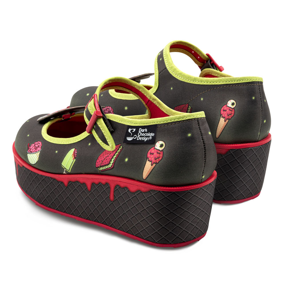 Chocolaticas® Brain Freeze Women's Mary Jane Platform From Hot Chocolate Design