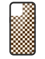Checkers | Brown iPhone Case from Wildflower Cases