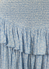 Sunshine Daydream Skirt ★ Baby Blue Floral From Rock N Rags