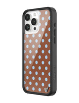 Polka Dot | Brown and Blue iPhone Case from Wildflower Cases