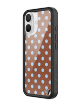 Polka Dot | Brown and Blue iPhone Case from Wildflower Cases