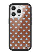 Polka Dot | Brown and Blue iPhone Case from Wildflower Cases