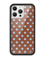 Polka Dot | Brown and Blue iPhone Case from Wildflower Cases