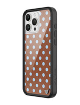 Polka Dot | Brown and Blue iPhone Case from Wildflower Cases