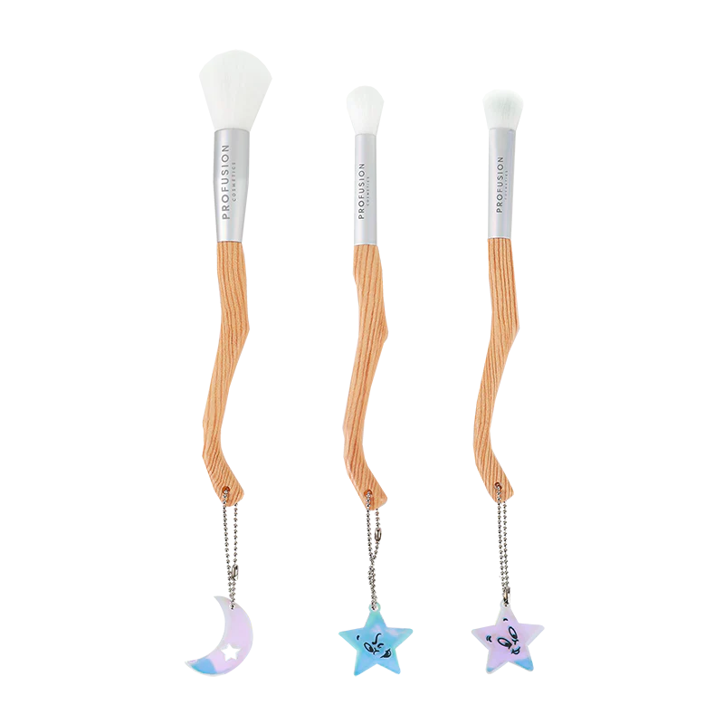 Casper the Friendly Ghost |  Friendly Blend 3 PC Eye & Face Brush Set from Profusion Cosmetics