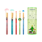 Peanuts Holiday | Merry & Bright Brush Set with Case from Profusion Cosmetics