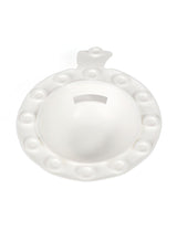 BathShroom (White) Overflow Drain Cover for Fuller Baths from TubShroom.com