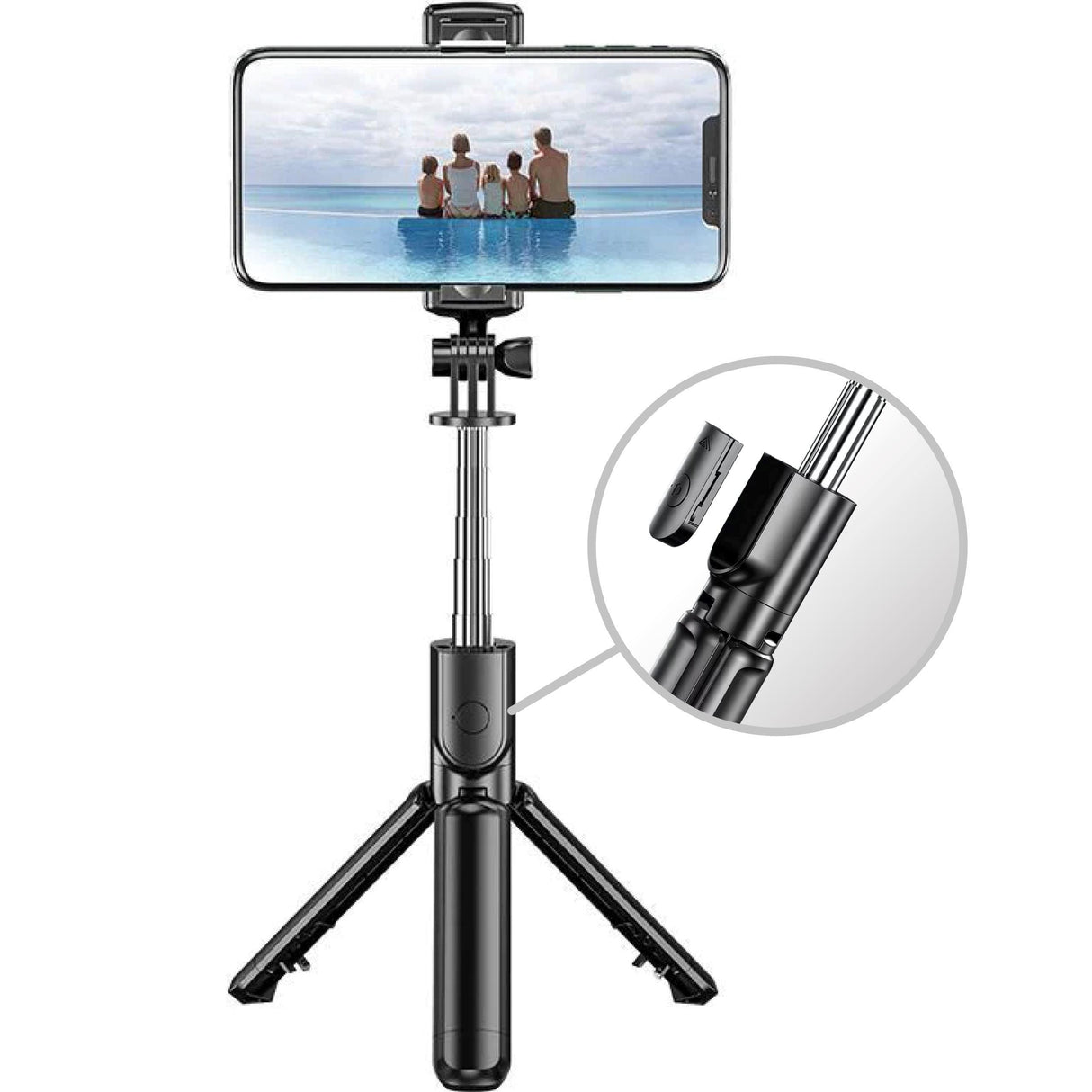 Bluetooth Selfie Stick and Tripod - Pack of 12 from Mila Lifestyle Accessories