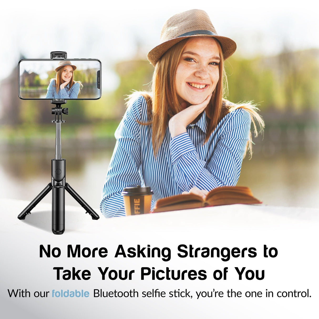 Bluetooth Selfie Stick and Tripod - Pack of 12 from Mila Lifestyle Accessories
