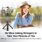 Bluetooth Selfie Stick and Tripod - Pack of 12 from Mila Lifestyle Accessories