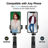 Bluetooth Selfie Stick and Tripod - Pack of 12 from Mila Lifestyle Accessories