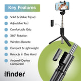Bluetooth Selfie Stick and Tripod - Pack of 12 from Mila Lifestyle Accessories