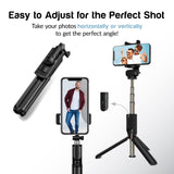 Bluetooth Selfie Stick and Tripod - Pack of 12 from Mila Lifestyle Accessories