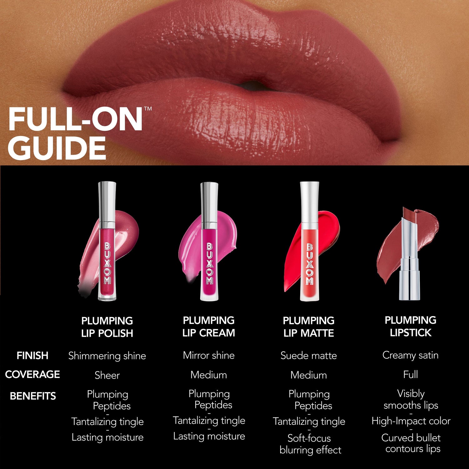 Full-On™ Satin Lipstick from BUXOM