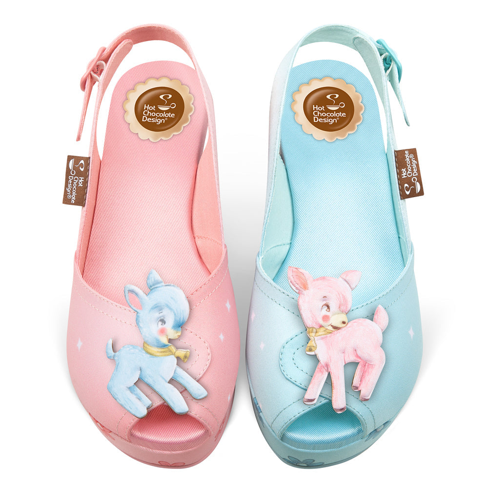 Chocolaticas® Deer Women's Sandal from Hot Chocolate Design
