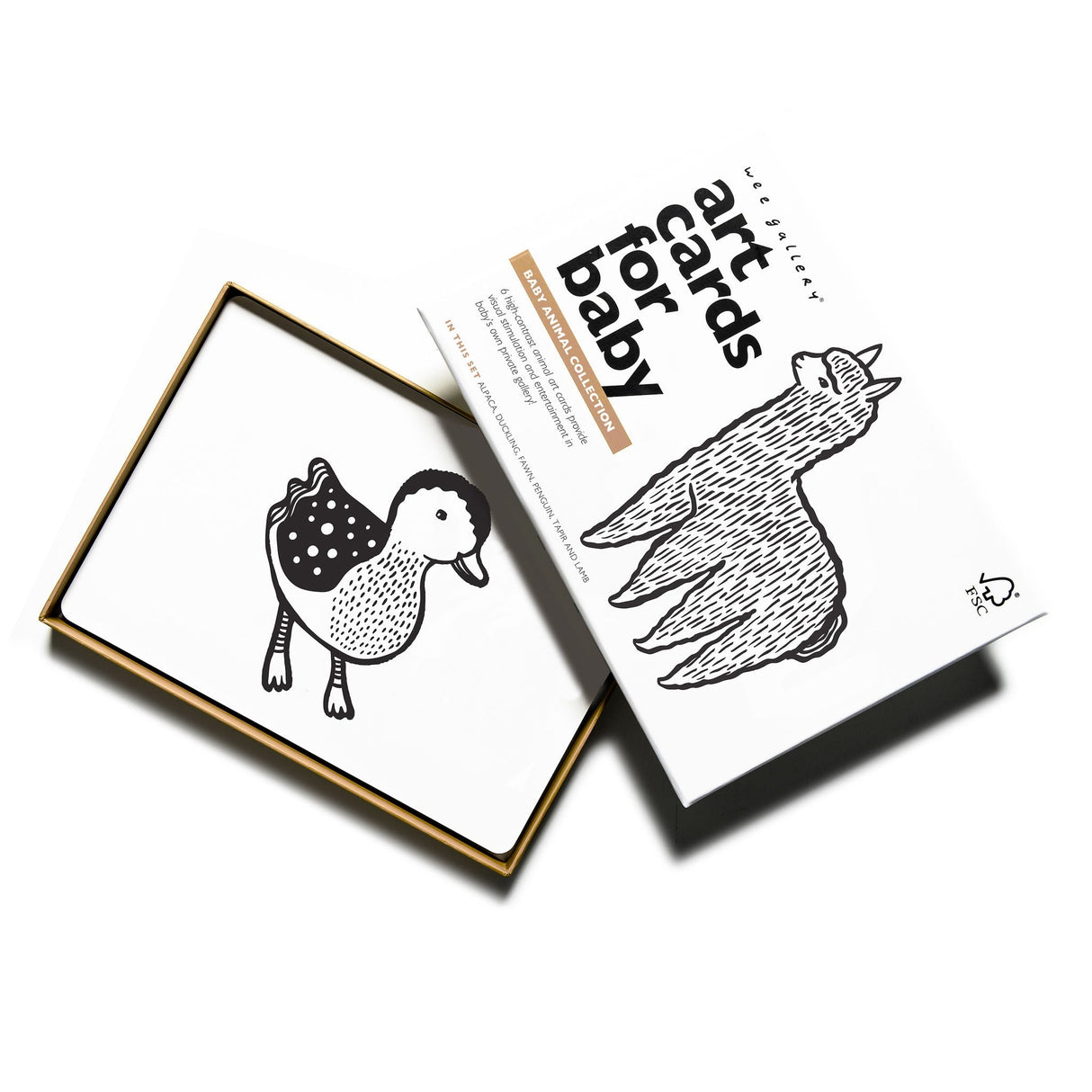 Art Cards for Baby - Baby Animals Collection From Wee Gallery