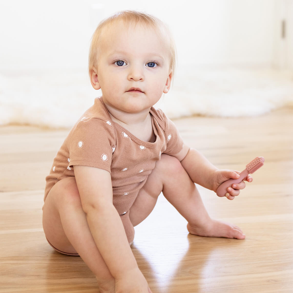 Baby-Led™ Toothbrush + Tongue Depressor from ezpz