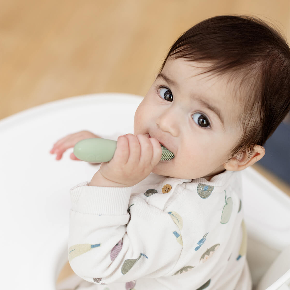 Baby-Led™ Toothbrush + Tongue Depressor from ezpz