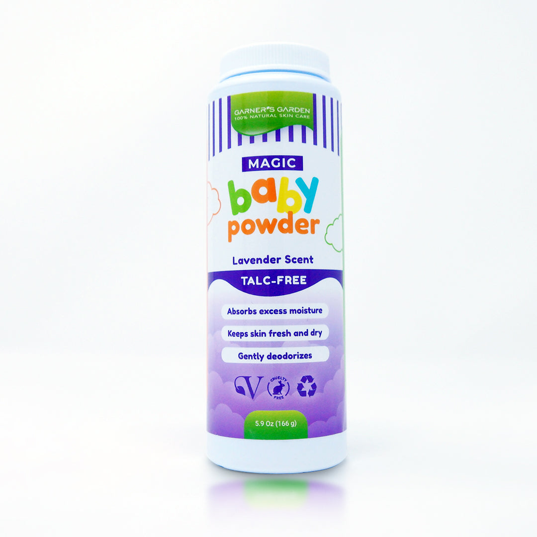 Natural Baby Powder from Garner's Garden