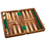 Handcrafted Wood Travel Backgammon 10" pieces Set Game Folding Board From Royal Chess Mall