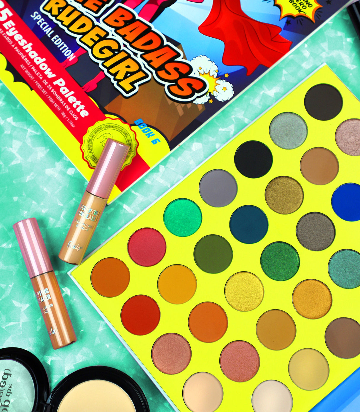 The Badass Rudegirl 35 Eyeshadow Palette - Book 6 from Rude Cosmetics