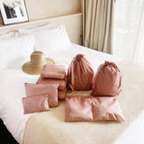 Compression Cubes & Packing Bags Set, 8-pack, Pink/Blush From Bag-all