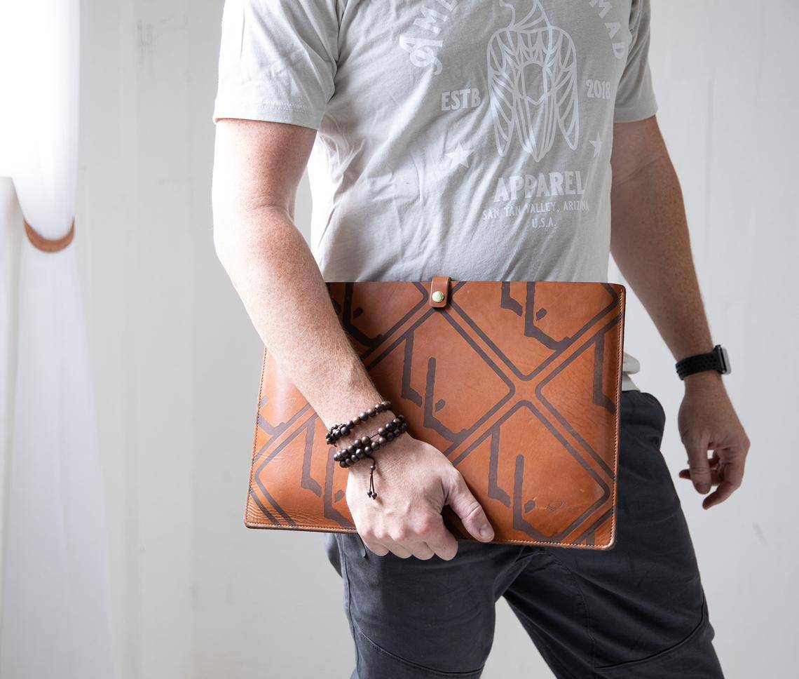 Leather Laptop Sleeve All for American from Lifetime Leather Co.