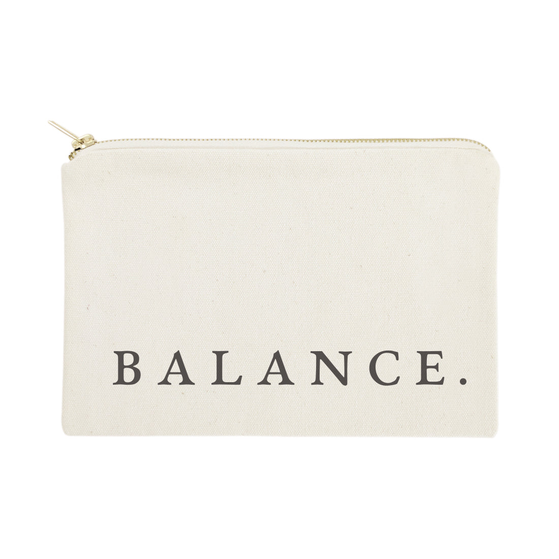 Balance Cotton Canvas Cosmetic Bag from The Cotton & Canvas Co.