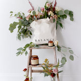 Balance Gym Cotton Canvas Tote Bag from The Cotton & Canvas Co.