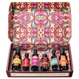 Balsamic Vinegar Gourmet Gift Set of 6 - Premium Made In Italy, Natural Flavors Include Garlic, Chili, Fig, Basil, Lemon & Classic, Italian Crafted Glaze For Cooking from The Wine Savant