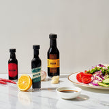 Balsamic Vinegar Gourmet Gift Set of 6 - Premium Made In Italy, Natural Flavors Include Garlic, Chili, Fig, Basil, Lemon & Classic, Italian Crafted Glaze For Cooking from The Wine Savant