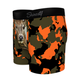 The Bambi Bunchers | Camo Deer Boy's Boxer Briefs from Shinesty