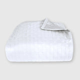 Bamboo Quilted Coverlet- White from BedVoyage