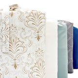 Bamboo Duvet Cover - Champagne Damask - Final Sale/No Returns from BedVoyage