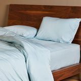 Bamboo Duvet Cover with Shams, 3pc - Sky - Final Sale/No Returns from BedVoyage