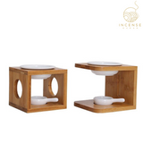 Creative Bamboo Essential Oil Burner from incenseocean