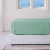 Bamboo Fitted Sheet - Seaglass from BedVoyage