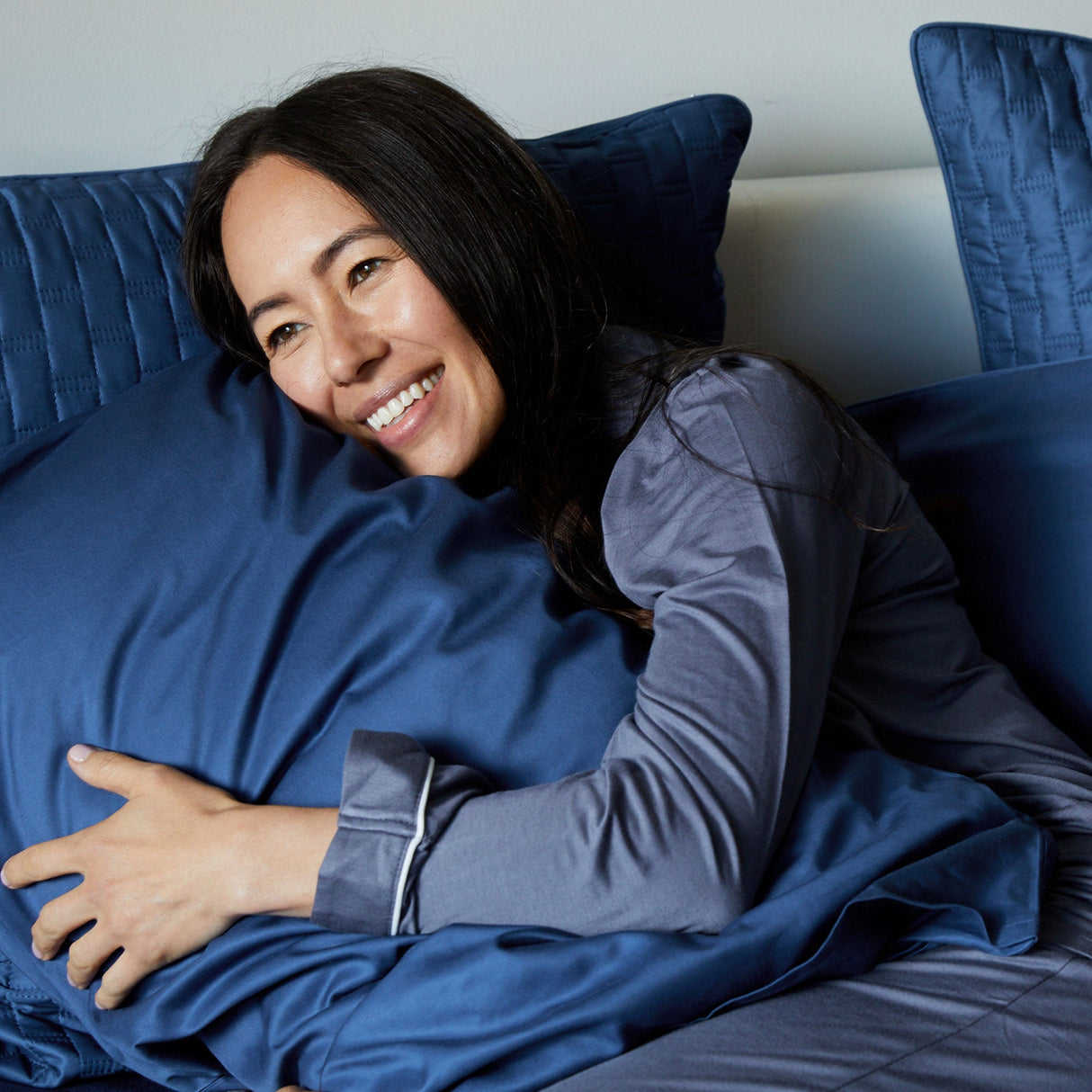 Bamboo Pillowcase Set – Indigo from BedVoyage