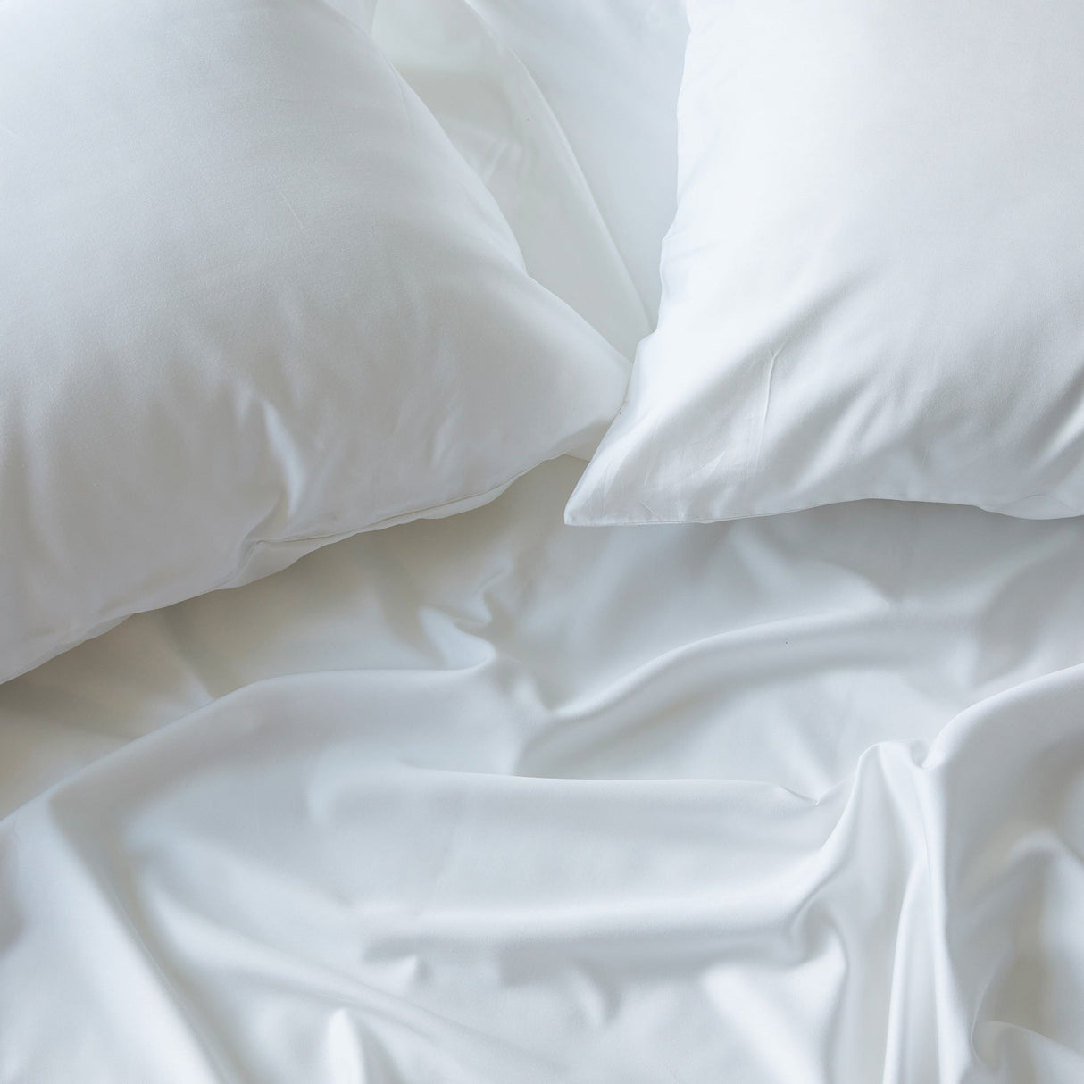 Bamboo Pillowcase Set – White from BedVoyage