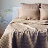 Bamboo Quilted Coverlet- Champagne - Final Sale/No Returns from BedVoyage