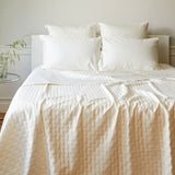 Bamboo Quilted Coverlet - Ivory from BedVoyage