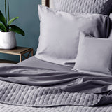 Bamboo Quilted Coverlet - Platinum from BedVoyage