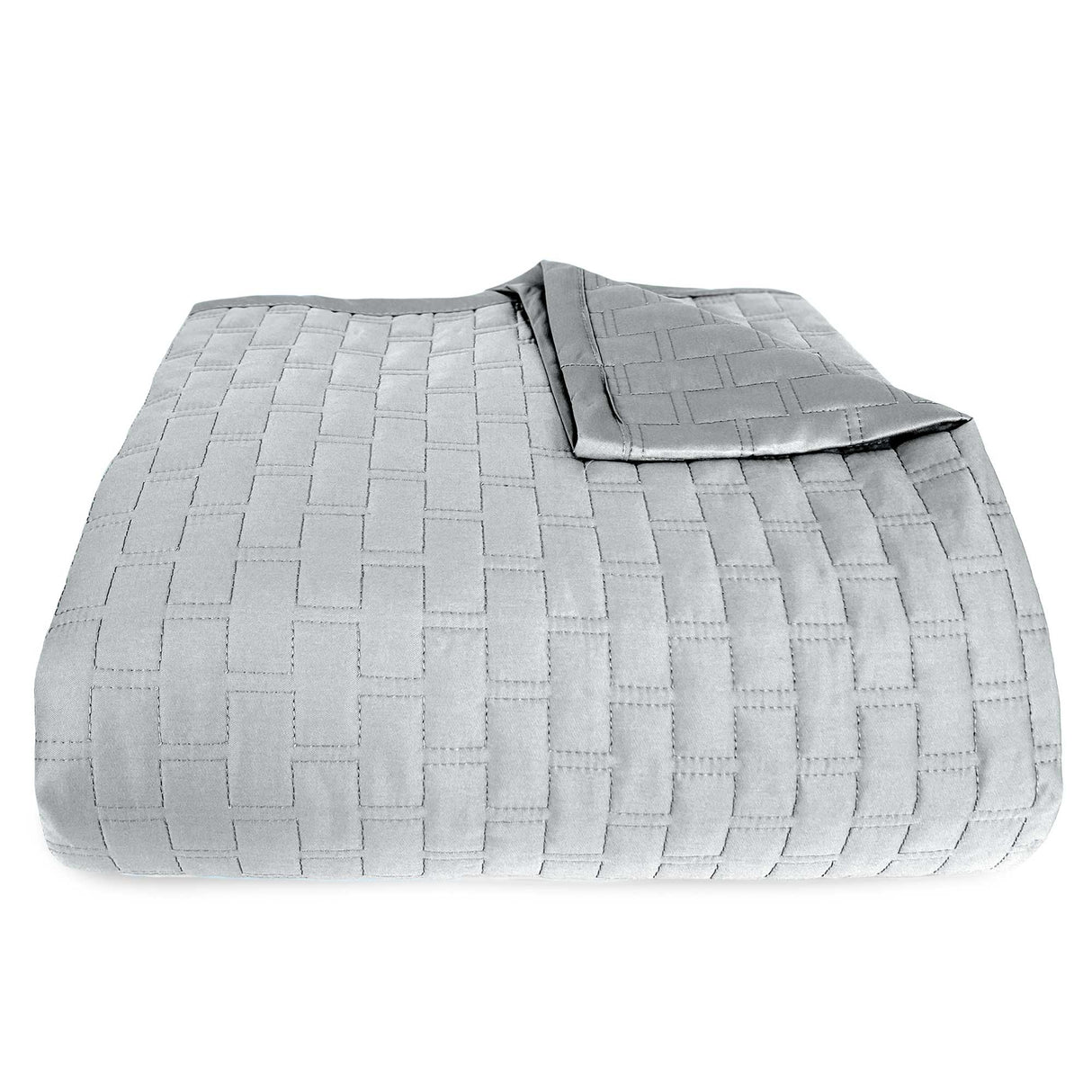 Bamboo Quilted Coverlet- Stone from BedVoyage