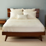 Bamboo Quilted Decorative Pillow - Ivory from BedVoyage