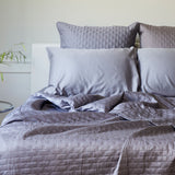 Bamboo Quilted Euro Sham 1 Piece - Platinum from BedVoyage