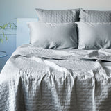 Bamboo Quilted Euro Sham 1 Piece - Stone from BedVoyage