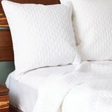 Bamboo Quilted Euro Sham 1 Piece - White from BedVoyage