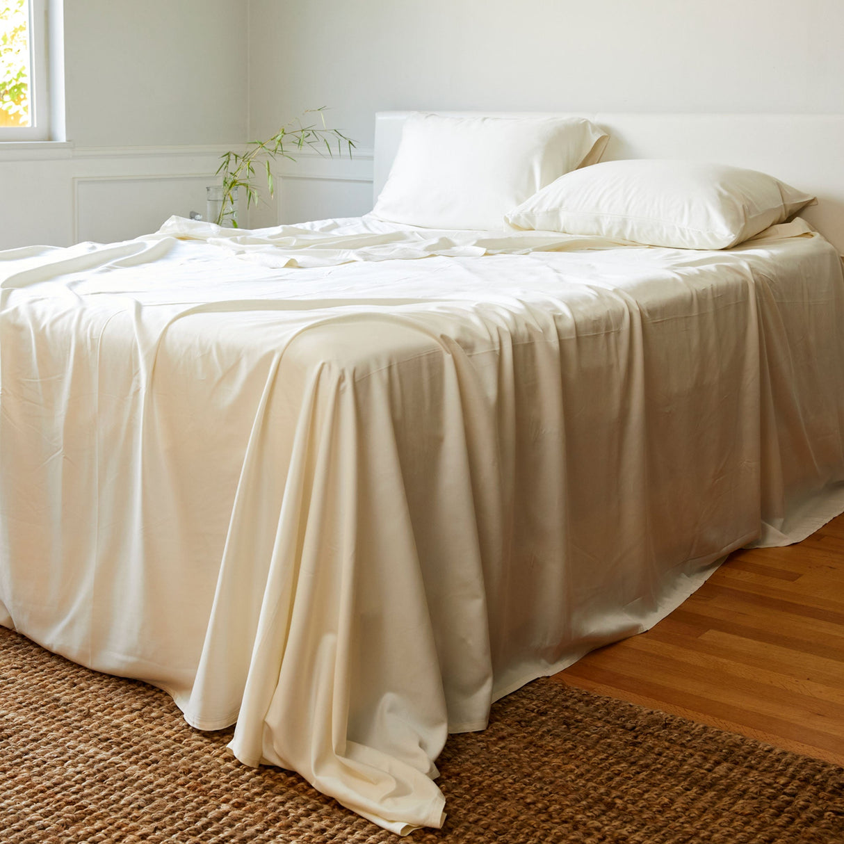Bamboo Bed Sheet Set - Ivory from BedVoyage